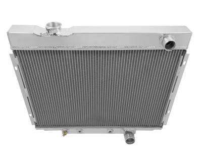 Champion Cooling Systems - Champion Three Row Aluminum Radiator CC2338 1967 to 1969 Ford Small Block Galaxie 500