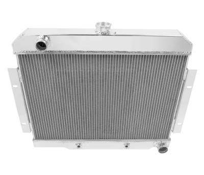 Champion Cooling Systems - Champion Cooling Two Row Aluminum Radiator 1973 - 1986 Jeep CJ with Chevy V8 EC1919