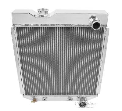 Champion Cooling Systems - Champion Two Row Aluminum Radiator fits 60-66 Ford Ranchero, Falcon, Mustang. Econoline, Comet & Model T EC259