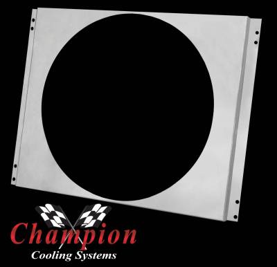 Champion Cooling Systems - Aluminum Fan Shroud FS5100