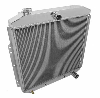 Champion Cooling Systems - Champion Three Row Radiator for 1953-1956 Ford Truck w/Chevy Configuration cc8356