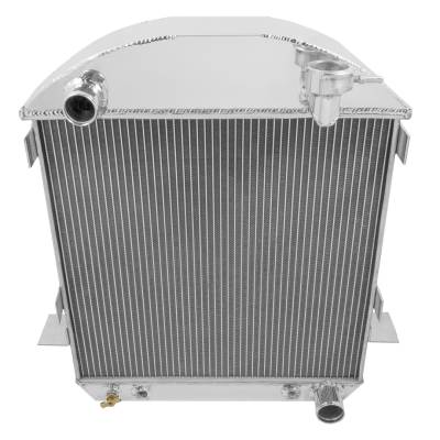 Champion Cooling Systems - Champion Three Row Aluminum Radiator for 1917 to 1927 T-Bucket with Chevy configuration CC1005