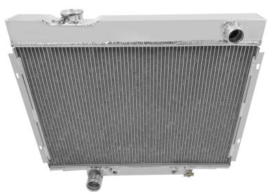 Champion Cooling Systems - Champion Three Row Aluminum Radiator CC2379 with fill neck on driverside