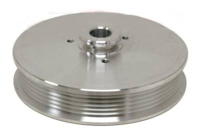 RPC - Power Steering Pulley for 5.0 Mustang 1979 to 1993 Polished Billet Aluminum