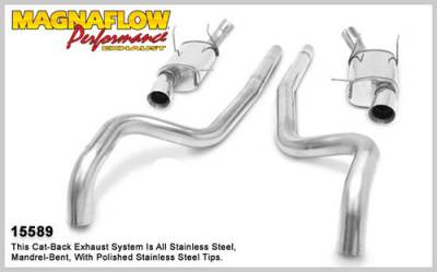 MagnaFlow - MagnaFlow Performance Exhaust Catback System for 2011 Mustang