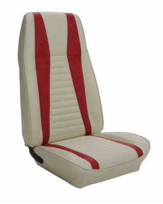 TMI Products - Standard Upholstery for 1971-73 Mustang Mach I Coupe w/Bucket Seats (Front Only)