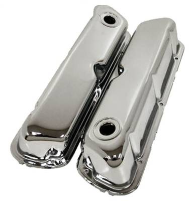 RPC - 1962-85 Ford Small Block 260-289-302-351W Chrome Valve Covers