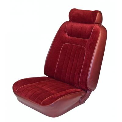 TMI Products - Lowback Seat Upholstery for 1979 - 1980 Mustang Ghia Coupe or Hatchback Front Only