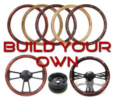 Forever Sharp Steering Wheels - Design Your Own Black Wheel Kit