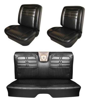 Distinctive Industries - 1963 Impala Front Bucket & Rear Bench Seat Upholstery