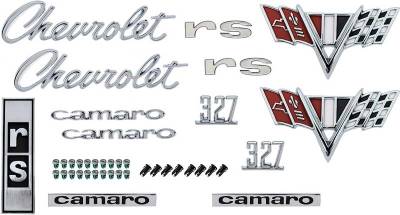 OER - *R1070 - 1967 Camaro RS with 327 Emblem Kit