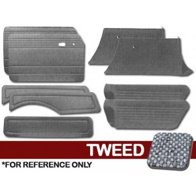 TMI Products - Full Panel Set for 1968 - 74 Type III Squareback, Tweed, With or Without Pockets - 9 pc. Set