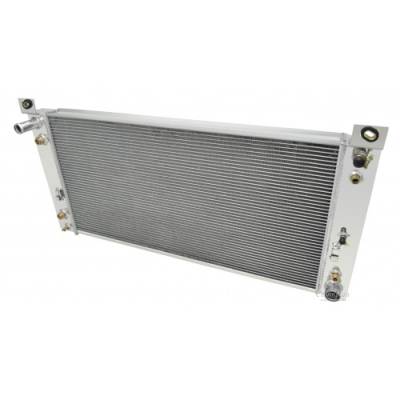 Champion Cooling Systems - Three Row Champion Aluminum Radiator for 1999 - 2011 Chevy Pick Up, CC2370