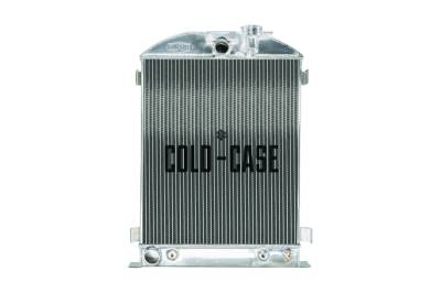 Cold Case - 1932 Highboy Ford Engine 25.5 Inch Aluminum Performance Radiator Cold Case Radiators