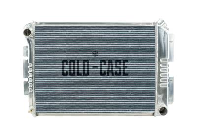 Cold Case - Camaro Radiator 67-69 Camaro BB / Firebird Manual Transmission Aluminum Cold Case Radiators