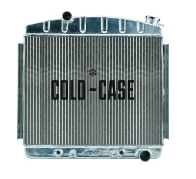 Cold Case - 57 Tri-5 Chevy Aluminum Performance Radiator 6 Cyl (Front Mount) Cold Case Radiators
