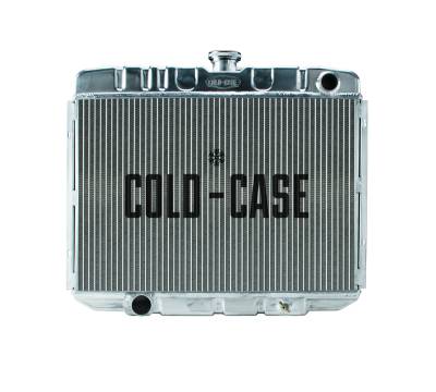 Cold Case - 67-70 Mustang BB 24 Inch Aluminum Performance Radiator AT Cold Case Radiators