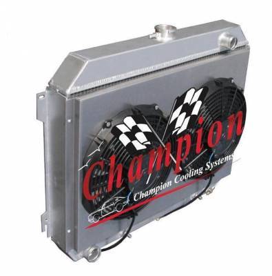 Champion Cooling Systems - Fan Shroud and Electric Fan Kit for CC369 Radiator