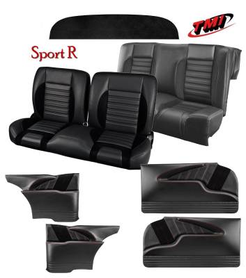 TMI Products - 1955, 1956, 1957 Chevy Sport R Bench Seat Interior Kit 1
