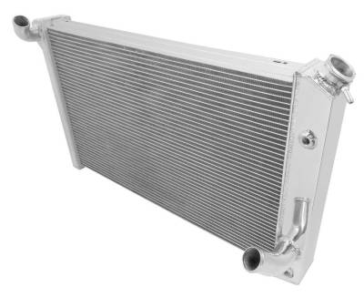 Champion Cooling Systems - Champion 4 Row Aluminum Radiator Combo for 1965 -1987 Buick, Pontiac, Olds, Chevy MC571Combo - Image 3