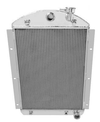 Champion Cooling Systems - 1941-1946 Chevrolet Pickup Truck Champion 4 Row Core All Aluminum Radiator MC4146CH - Image 2