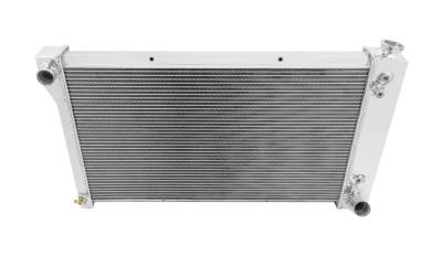 Champion Cooling Systems - Champion Three Row All Aluminum Radiator w/Fans, Relay for 1967-1972 Chevy Blazer and Suburban, GMC Jimmy CC369 - Image 3