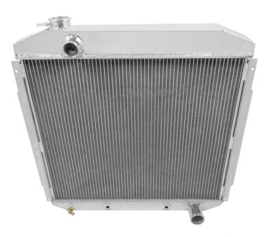 Champion Cooling Systems - Champion Four Row Radiator for 1953-1956 Ford Truck w/Chevy Configuration MC8356 - Image 2