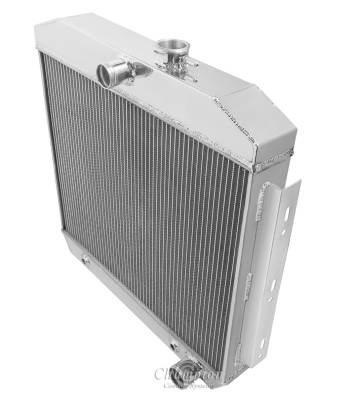 Champion Cooling Systems - Champion Cooling Four Row All Aluminum Radiator 1955 -1957 Chevy V8 MC5057 - Image 2