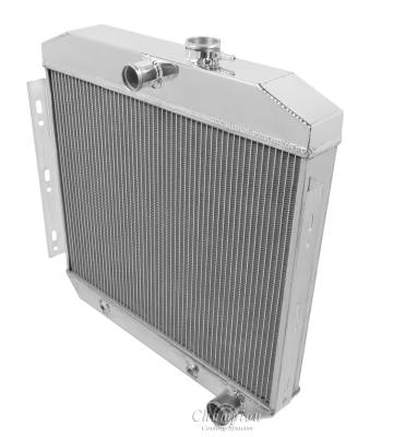 Champion Cooling Systems - Champion Cooling Four Row All Aluminum Radiator 1955 -1957 Chevy Inline 6 MC5056 - Image 2