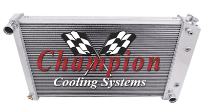 Champion Cooling Systems - Three Row All Aluminum Radiator Combo for 75-87 GM FSCC162-R - Image 3