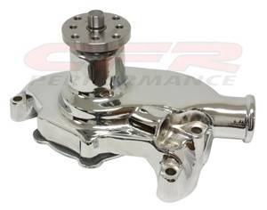 Chevy Small Block Water Pump 1955 to 1978 Chrome Finish