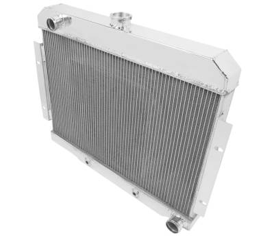 Champion Cooling Systems - Champion Cooling Two Row Aluminum Radiator 1973 - 1986 Jeep CJ with Chevy V8 EC1919 - Image 2