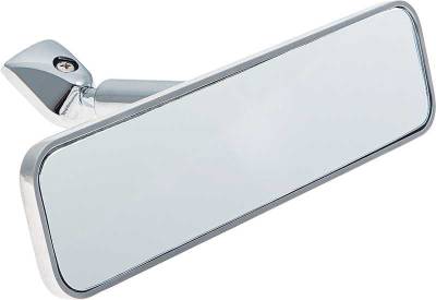 CFR - POLISHED ALUMINUM REAR VIEW MIRROR - BALL MILLED - Image 2