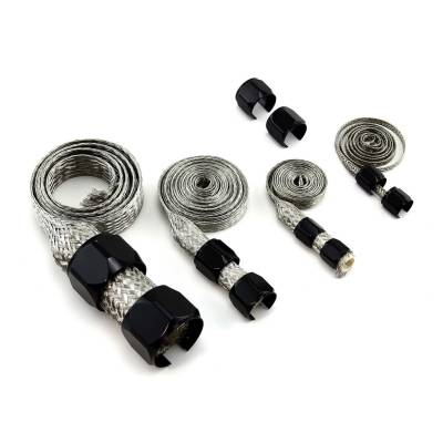 Cooling System - Cooling Accessories - Big Dog Auto - Black Braided Hose Sleeve Kit