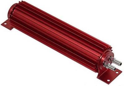 Cooling System - Cooling Accessories - Big Dog Auto - 18" Dual Pass Red Anodized Aluminum Transmission Cooler
