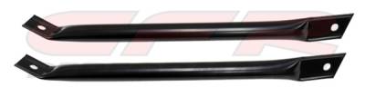 Cooling System - Cooling Accessories - CFR - BLACK RADIATOR SUPPORT BARS - CAMARO 1970-81
