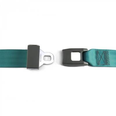 SafeTboy - 2 Point Aqua Lap Seat Belt, Standard Buckle, Pair - Image 2
