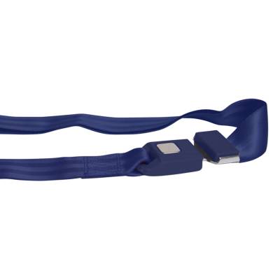 Interior Accessories - SafeTboy - 2 Point Dark Blue Lap Seat Belt, Standard Buckle, Pair