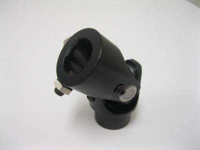RPC - Steering Shaft Single U Joint 3/4" Round x 1" DD Column Size Black Powder Coated - Image 3