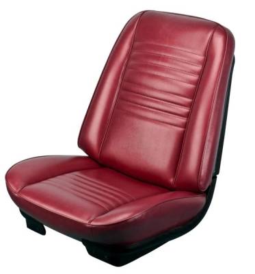 TMI Products - 1967 Chevelle Coupe, Convertible Front Bucket Seat Upholstery - Image 2