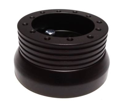 Six- hole Standard and Six-hole Nardi Billet Steering Wheel Adapter - Black