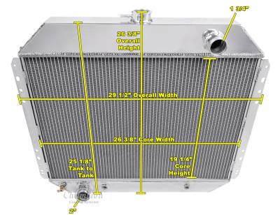 Champion Cooling Systems - Champion Two Row All Aluminum Radiator Ford F-Series/Bronco EC433 - Image 4