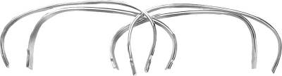 Trim and Moldings - Impala Trim and Moldings - OER - B1399A - 1969 Impala / Full-Size Stainless Steel Wheel Opening Molding Set