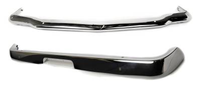 1964-1966 Mustang Front and Rear Chrome Bumper Set