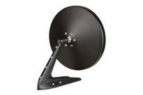 OER - BR1009 - 1960-74 GM Round Door Mirror With Smooth Leading Edge - Flat Black - Image 2