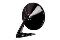 OER - BR1008 - 1960-74 GM Round Door Mirror With Fasteners On Leading Edge - Gloss Black - Image 2