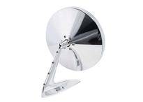 OER - BR1003 - 1960-74 GM Round Door Mirror With Fasteners On Leading Edge - Polished - Image 2