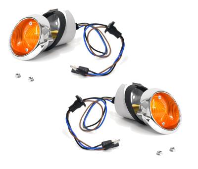 Exterior - ACP - 1964 - 66 Mustang Parking Light Assembly Kit, for Right and Left Side