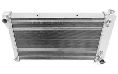 Champion Cooling Systems - Champion Four Row All Aluminum Radiator Combo for 1967-1972 Chevy C10, Blazer and Suburban, GMC Jimmy mc369 - Image 2