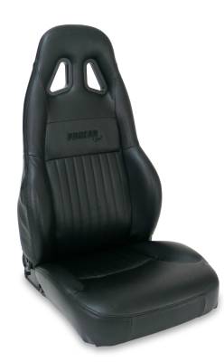 ProCar by SCAT - Series 1614 Reclining Racing Style Suspension Seat -Black Vinyl- Pair - Image 2